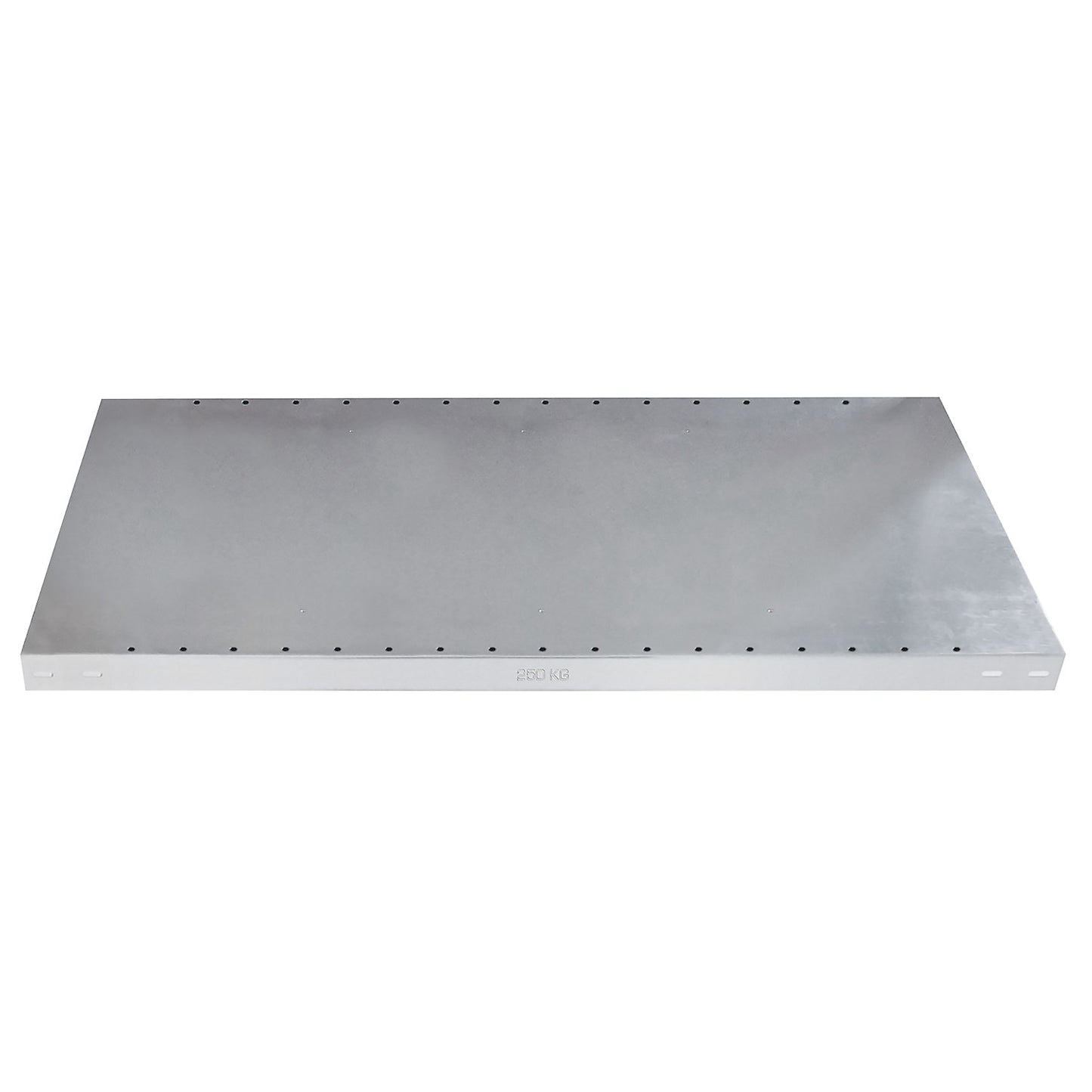 Additional zinc plated shelf, length 40 mm, pack of 2, WxD 1300 x 500 mm.