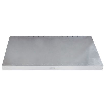 Additional zinc plated shelf, length 40 mm, pack of 2, WxD 1300 x 600 mm.