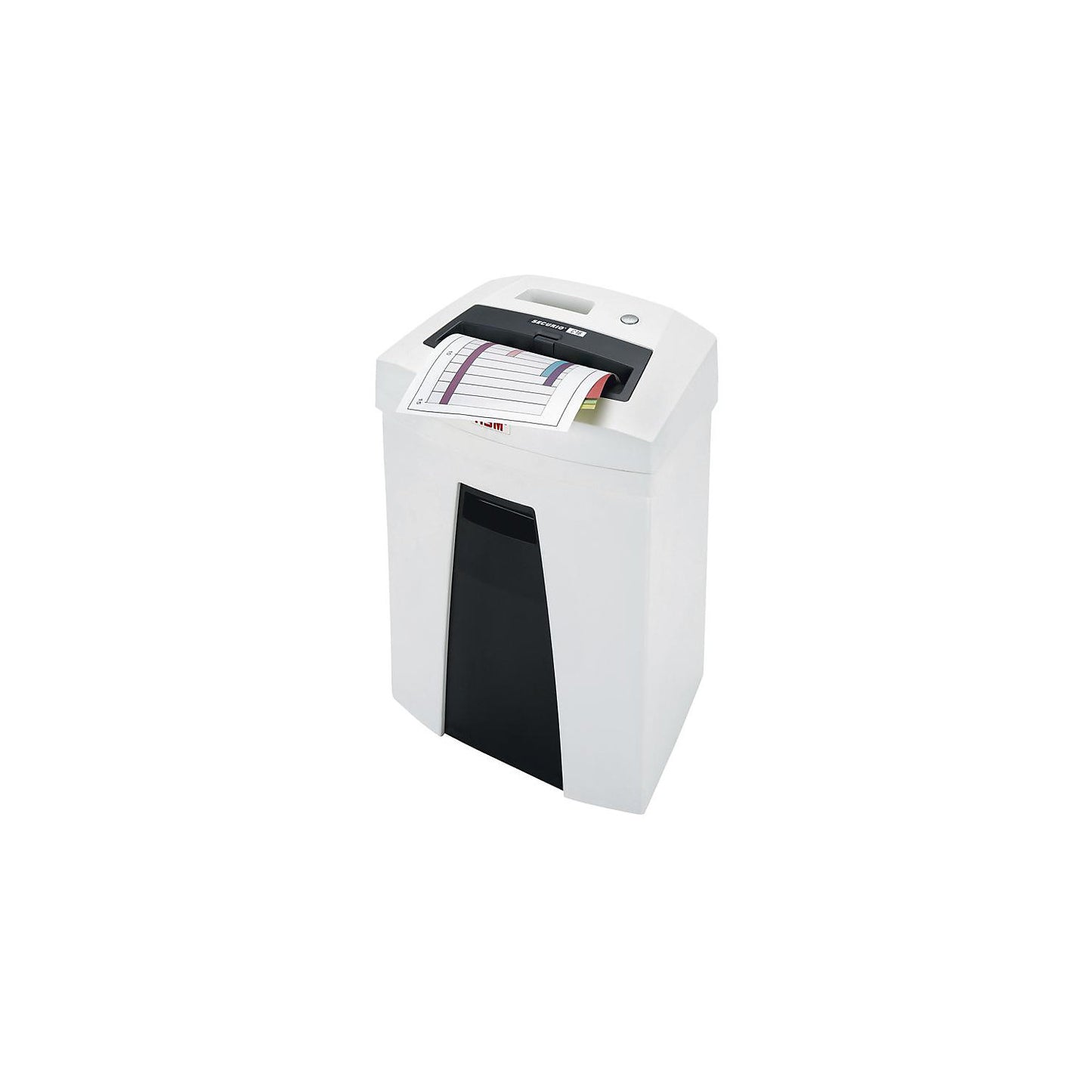 SECURIO document shredder C16, collection capacity 25 l, strips, 15 - 17 sheets.