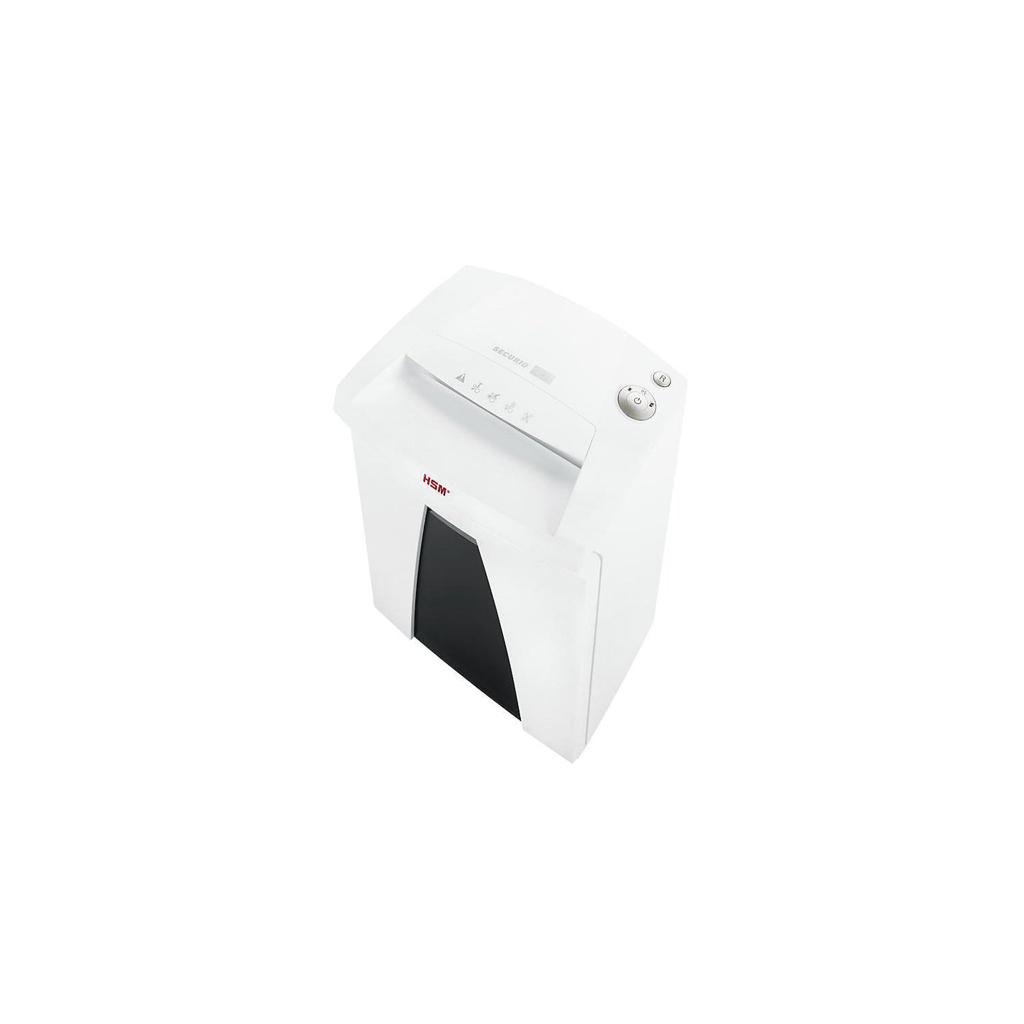 SECURIO document shredder B24, collection capacity 34 l, with oiler, particles, 4 sheets.