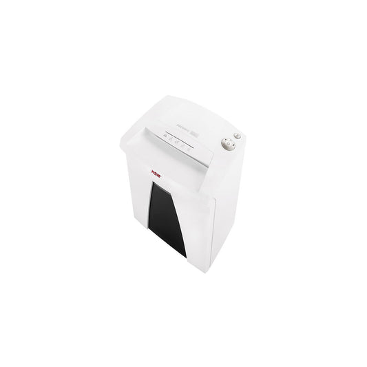 SECURIO document shredder B24, collection capacity 34 l, with oiler, particles, 14 - 16 sheets.