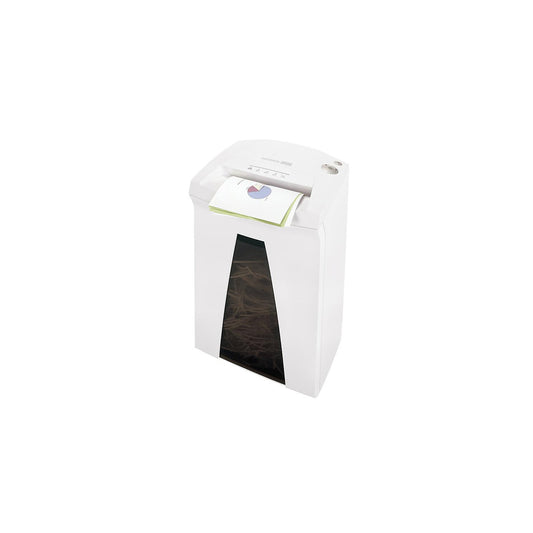 SECURIO document shredder B24, collection capacity 34 l, particles, 14 - 16 sheets.