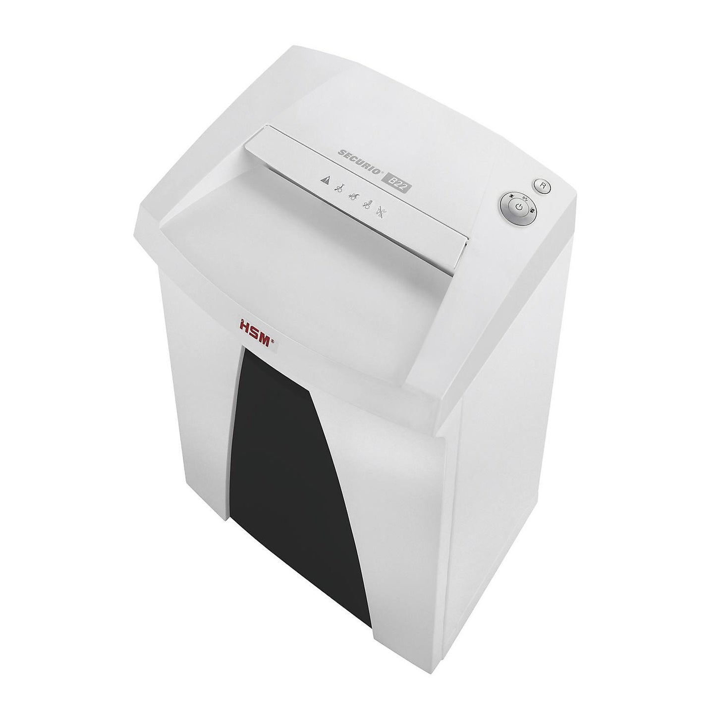 SECURIO document shredder B22, collection capacity 33 l, particles, 4 - 5 sheets.