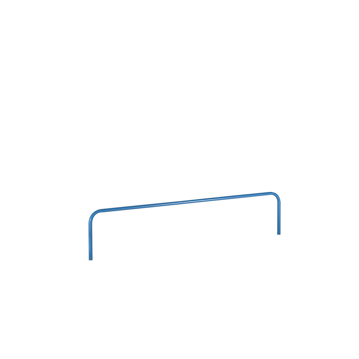 Tubular plug-in support, for platform length 1250 mm, 300 mm high.
