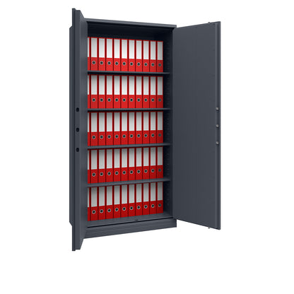 LIGHT safety cabinet, light duty, HxWxD 1950 x 950 x 500 mm, graphite grey.
