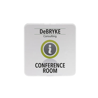 MAXI™ door sign, HxW 150 x 150 mm, pack of 3, 2 parts.