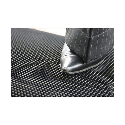 Rubber all-weather matting, black, LxW 1800 x 900 mm.