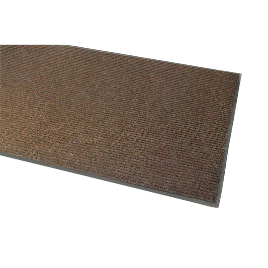 Entrance matting, ribbed, LxW 1200 x 800 mm, brown.