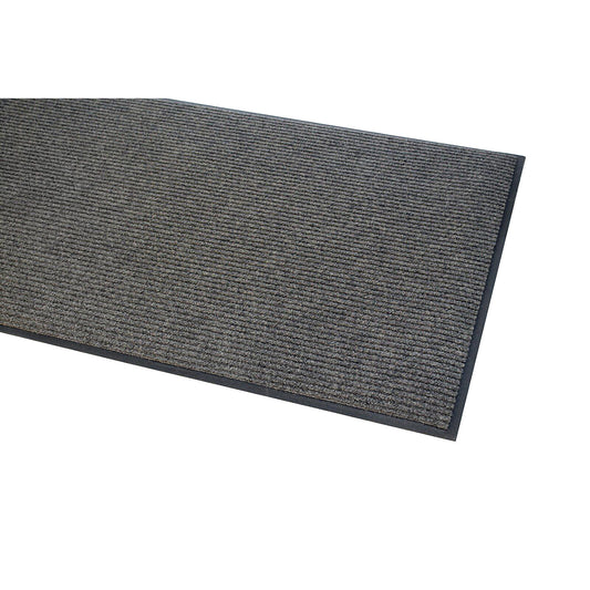 Entrance matting, ribbed, LxW 900 x 600 mm, grey.