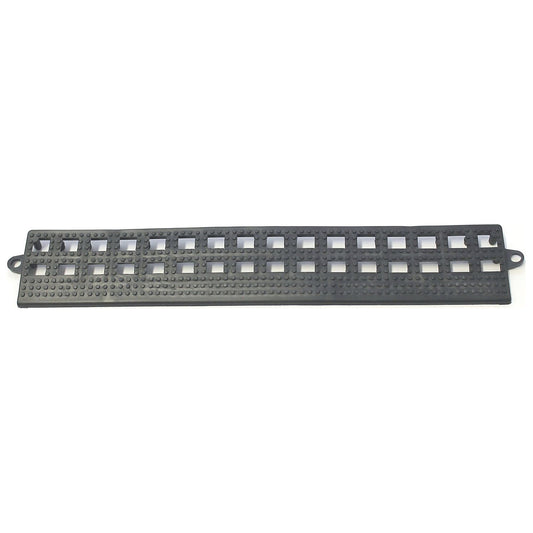 Border edge for Flexi-Deck, without connecting edge, pack of 3, black.