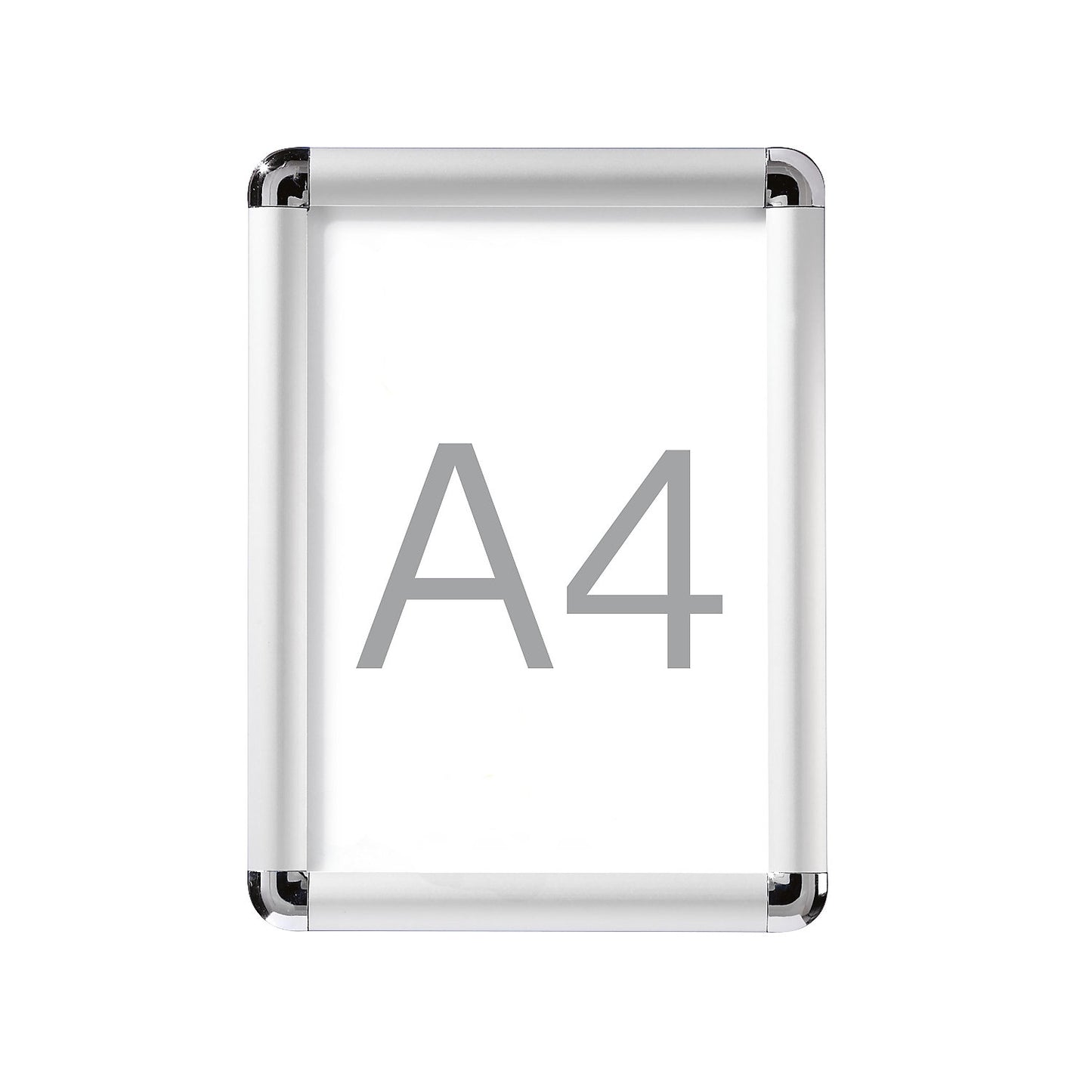 Display frame, folding, aluminium, pack of 2, for A4.