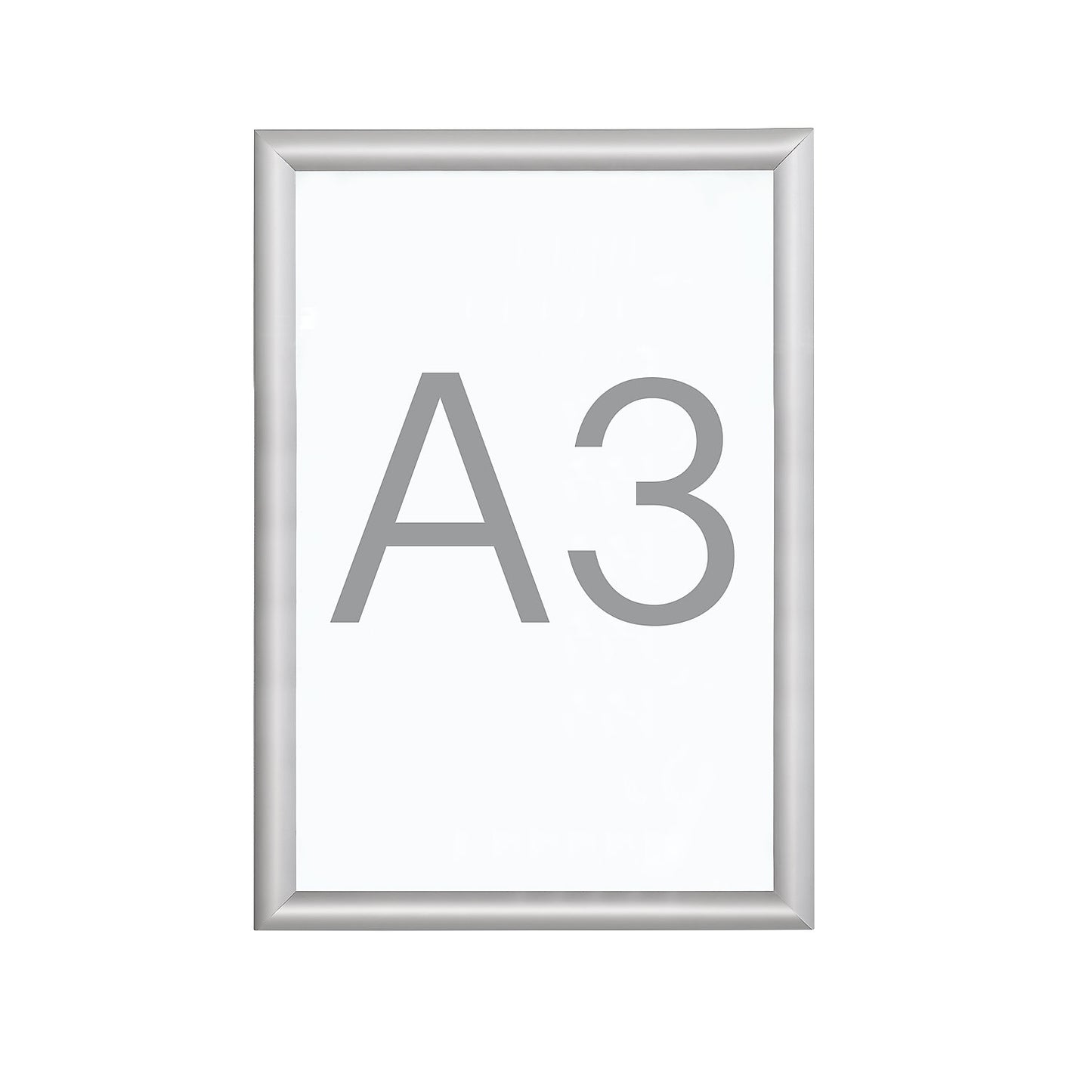 B1 folding frame, aluminium profile, pack of 2, for A3.