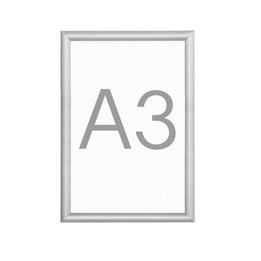 B1 folding frame, aluminium profile, pack of 2, for A3.