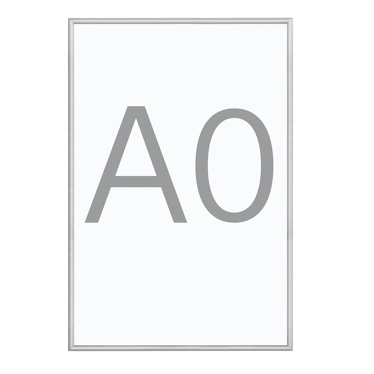 B1 folding frame, aluminium profile, pack of 2, for A0.