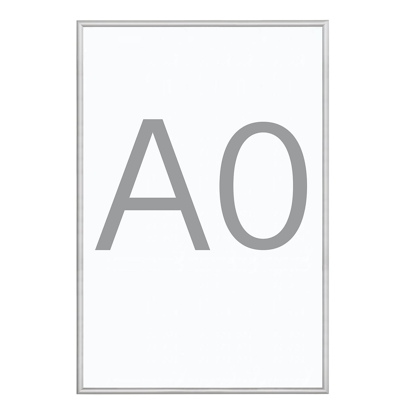 B1 folding frame, aluminium profile, pack of 2, for A0.