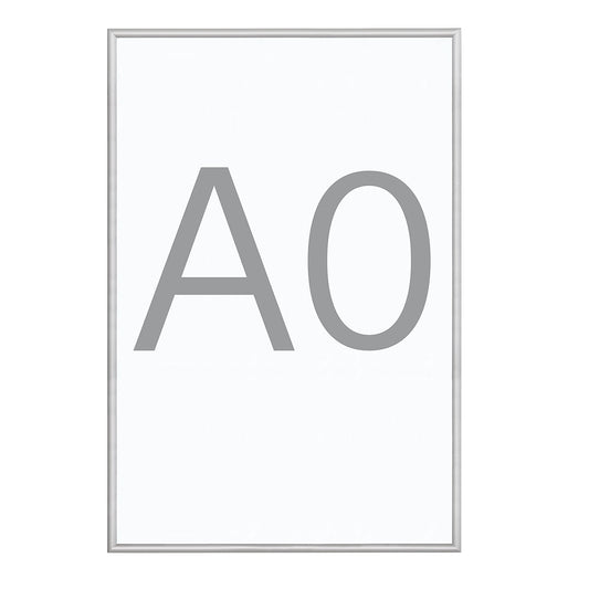 B1 folding frame, aluminium profile, pack of 2, for A0.