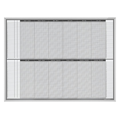 Staff and project planner set, for 35 employees or projects, WxH 1215 x 915 mm.