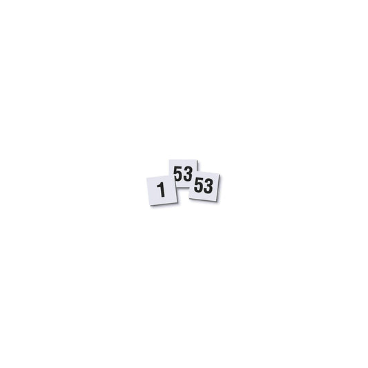 Digit magnet set, 10 x 10 mm, pack of 2, digits 1 - 53.