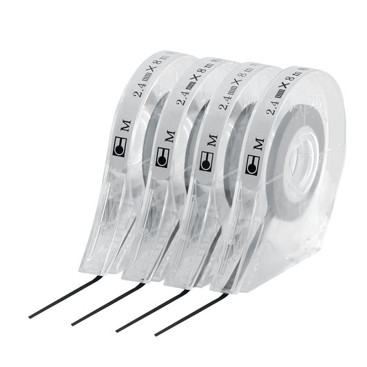 Marker tape, length 8 m, pack of 2 rolls, width 2.4 mm.