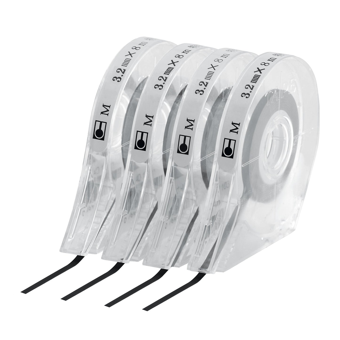 Marker tape, length 8 m, pack of 2 rolls, width 3.2 mm.