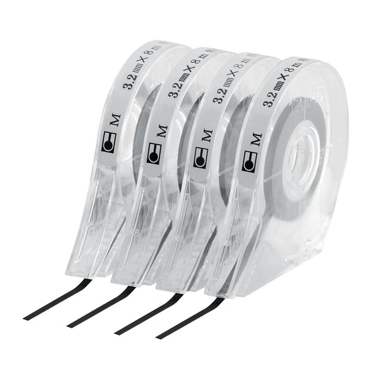 Marker tape, length 8 m, pack of 2 rolls, width 3.2 mm.
