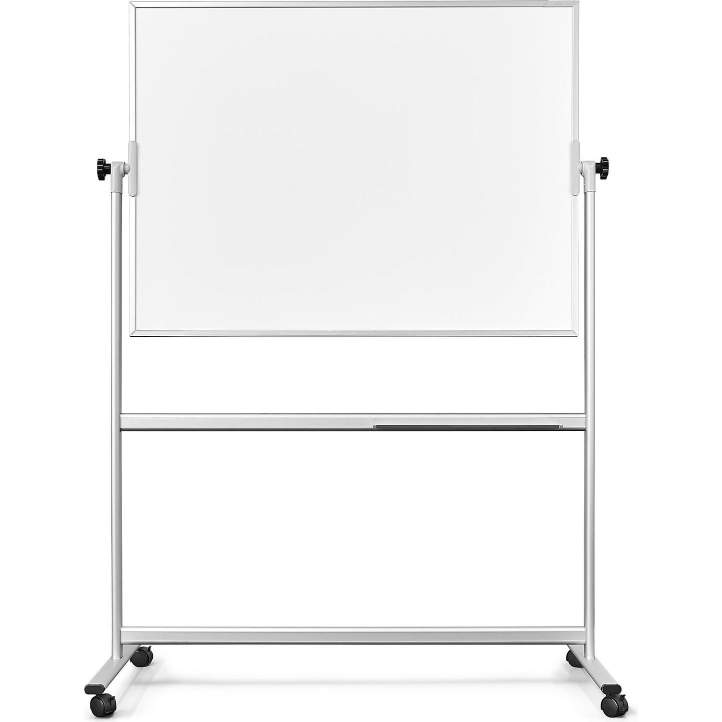 Mobile writing board, sheet steel, enamel, WxH 2200 x 1200 mm.
