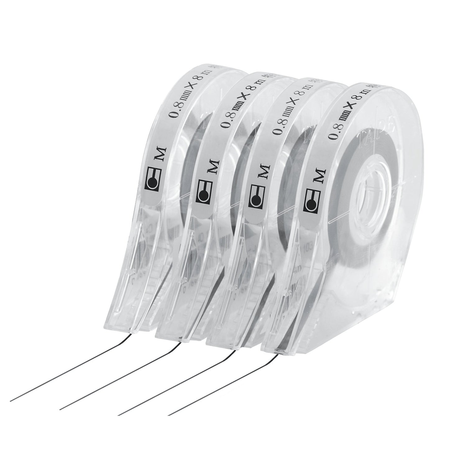 Marker tape, length 8 m, pack of 2 rolls, width 0.8 mm.