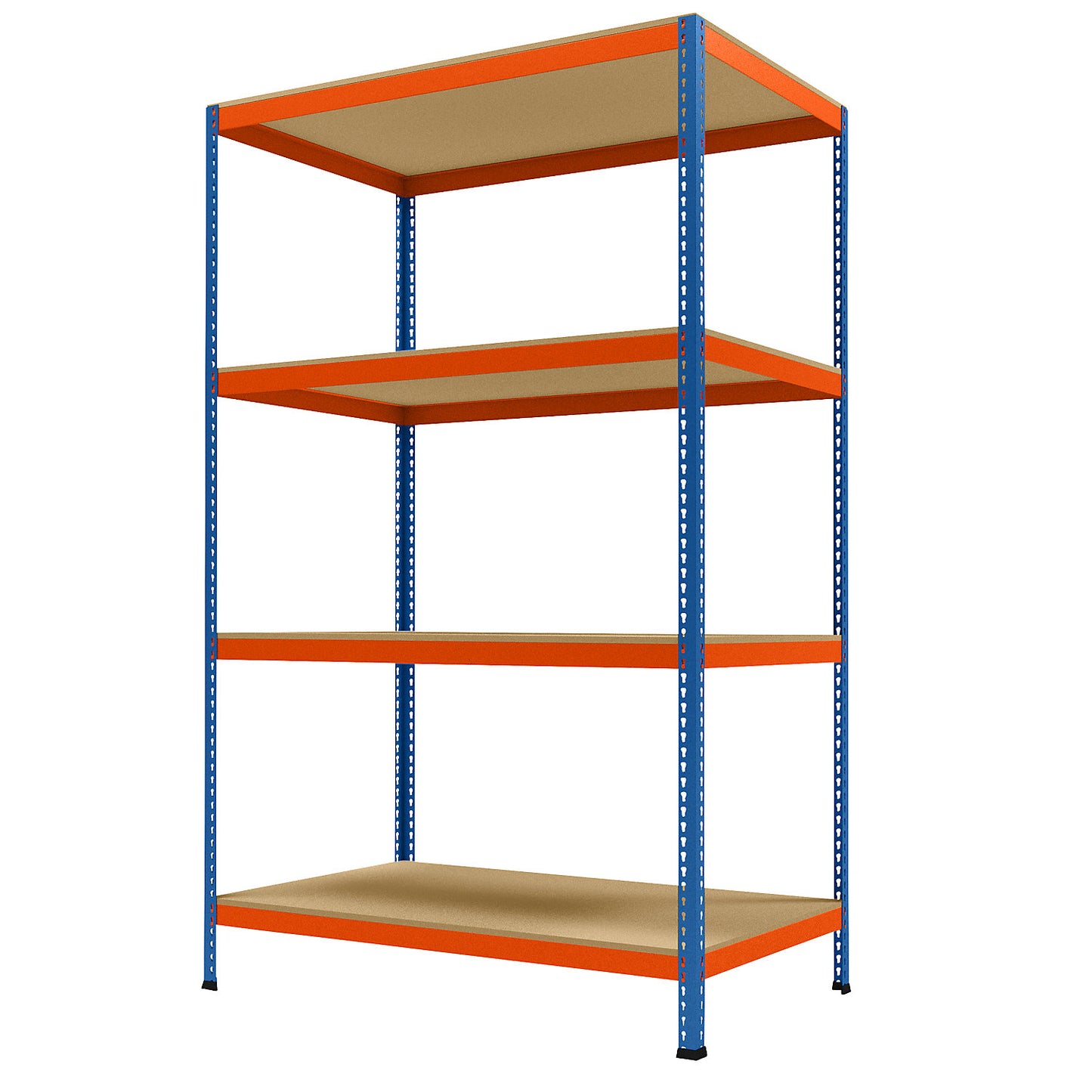 Wide span heavy duty shelving, height 2438 mm, overall depth 926 mm, width 1536 mm.