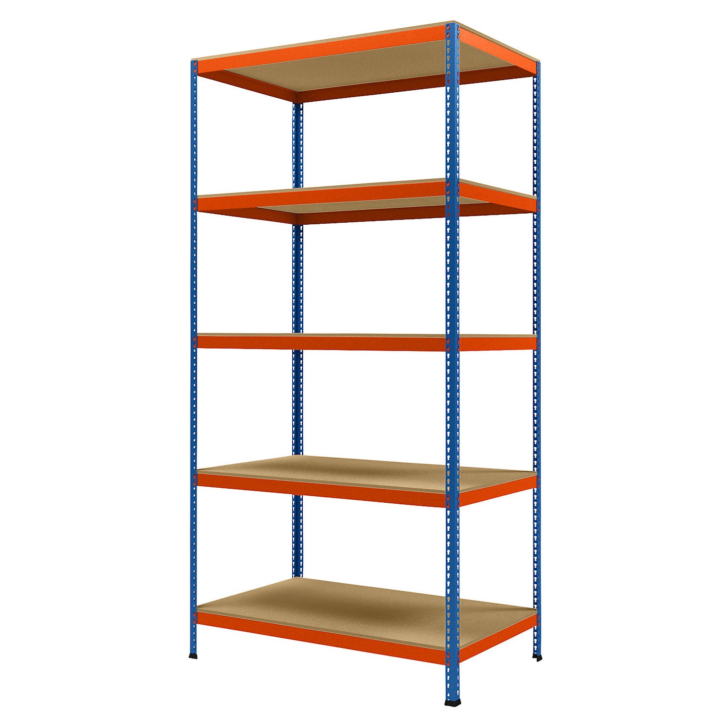 Wide span heavy duty shelving, height 3048 mm, overall depth 926 mm, width 1536 mm.