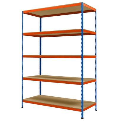 Wide span heavy duty shelving, height 3048 mm, overall depth 926 mm, width 2146 mm.