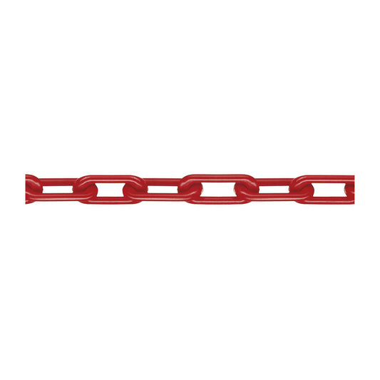 Nylon chain, MNK quality standard 8, band length 25 m, red.