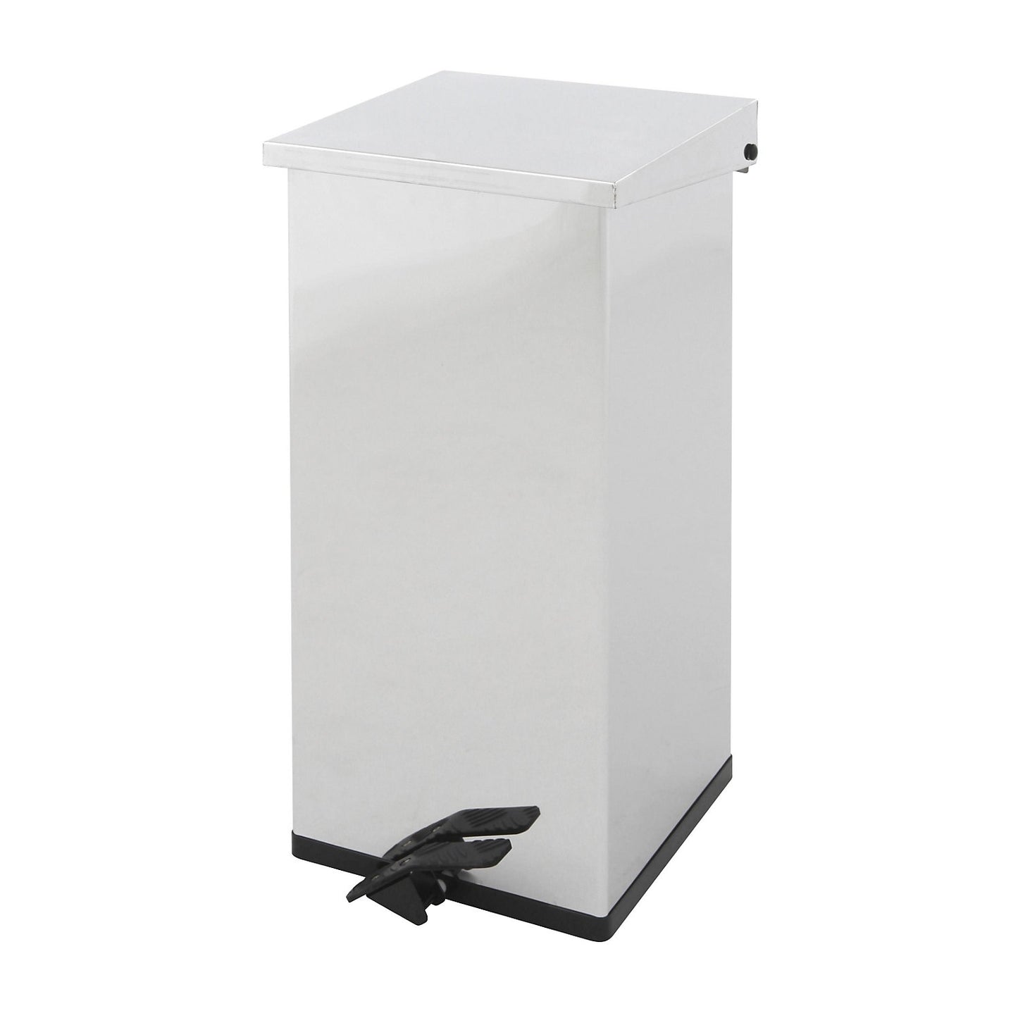 Waste collector with pedal, capacity 55 l, WxHxD 300 x 600 x 300 mm, stainless steel.