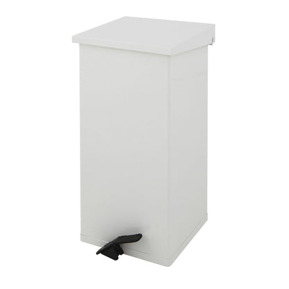 Waste collector with pedal, capacity 55 l, WxHxD 300 x 600 x 300 mm, white.