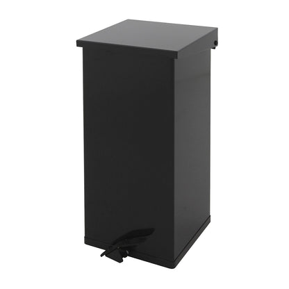 Waste collector with pedal, capacity 55 l, WxHxD 300 x 600 x 300 mm, black.