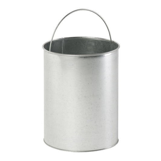 Zinc plated inner container, capacity 22.5 l, for ashtrays.