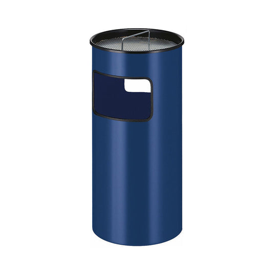 Combination ashtray, capacity 50 l, HxØ 690 x 320 mm, blue.