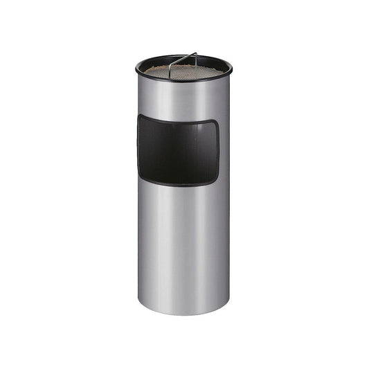 Combination ashtray, capacity 30 l, HxØ 613 x 243 mm, grey.