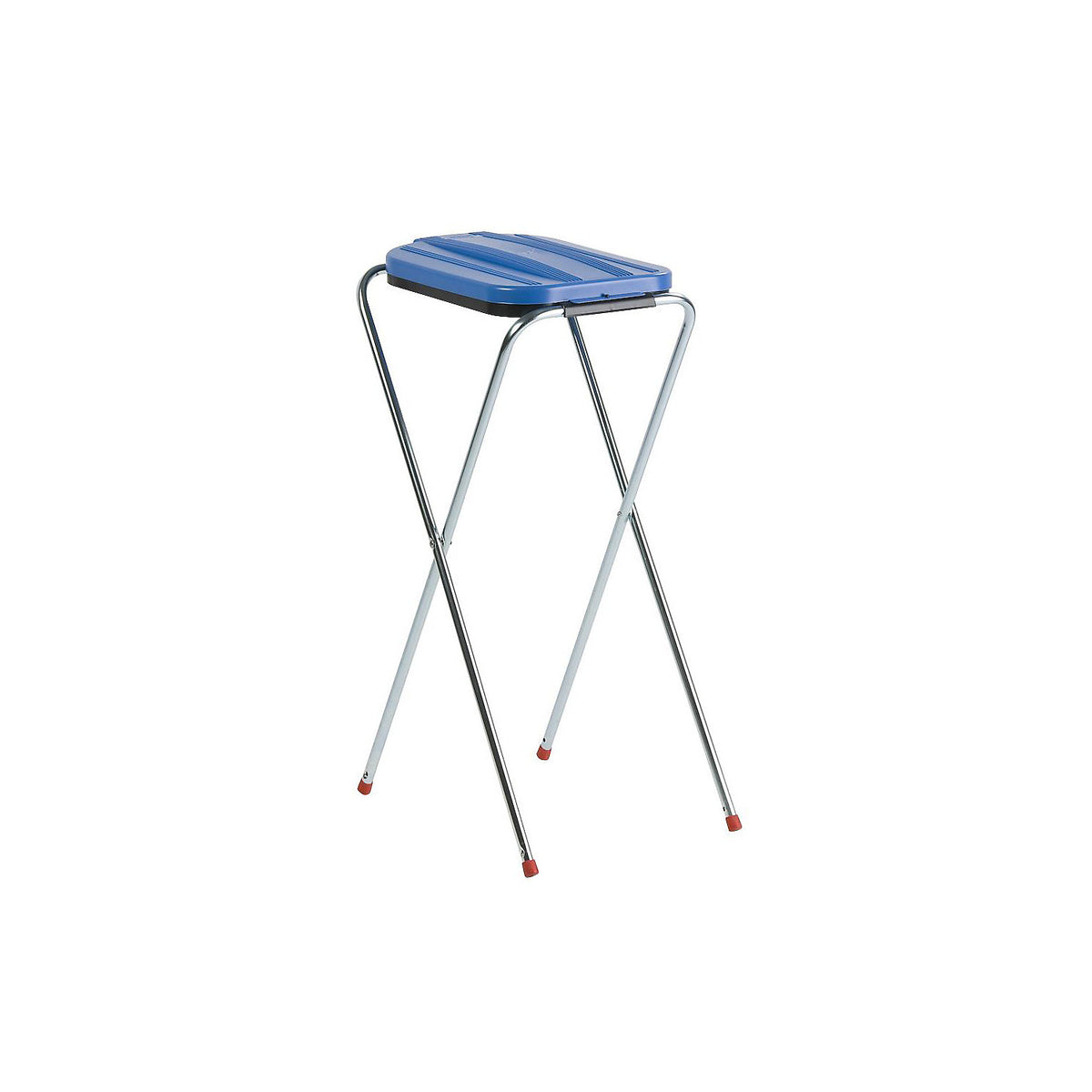 Waste sack stand, for capacities up to 120 l, 1 collection unit.