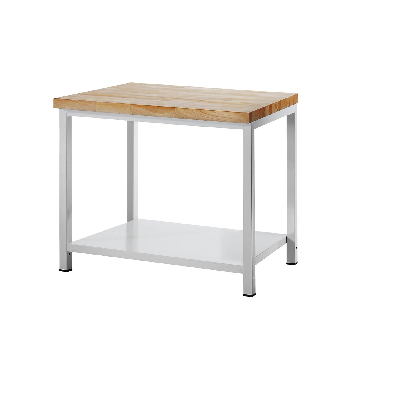 Workbench, frame construction, 1 sheet steel shelf, depth 700 mm, width 1000 mm.