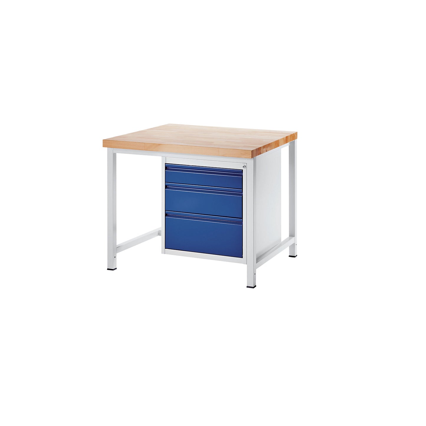 Workbench, frame construction, 3 L size drawers - 120, 180 and 240 mm high, depth 900 mm, width 1000 mm.