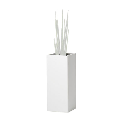 Plant pot, hip height, for 1 plant, antique white.
