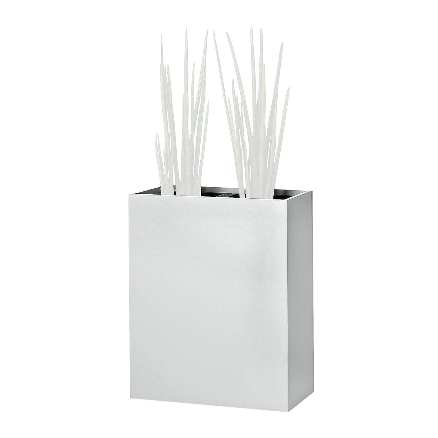 Plant pot, hip height, for 2 plants, light grey.