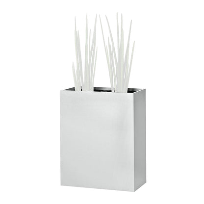 Plant pot, hip height, for 2 plants, light grey.