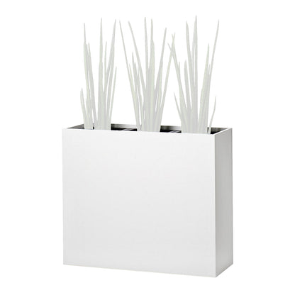 Plant pot, hip height, for 3 plants, antique white.