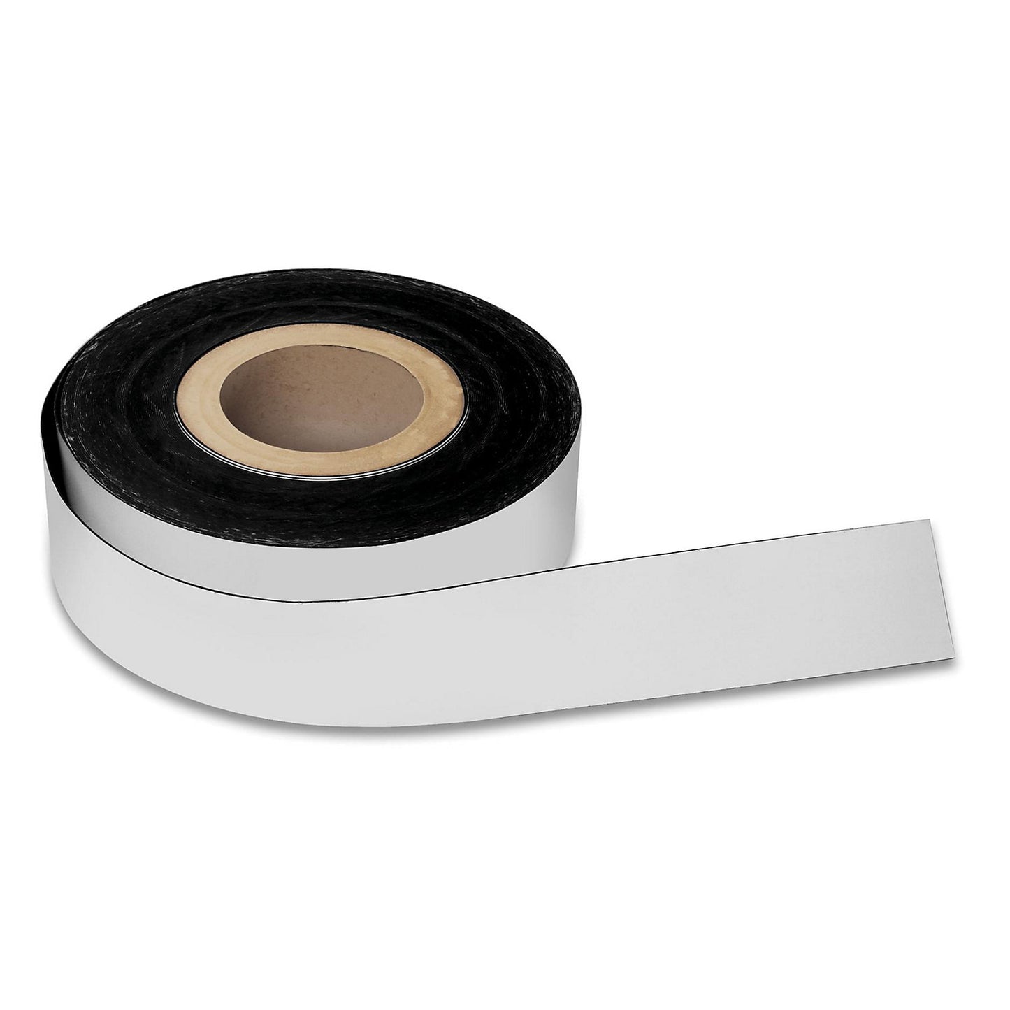 Magnetic tape, white, width 15 mm.