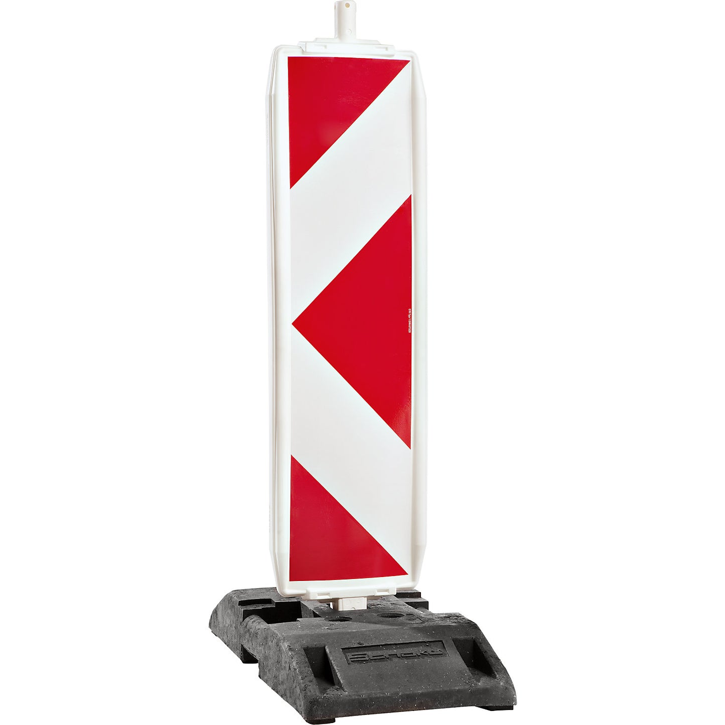 Safety marker, double sided, fitting dimension 60 x 60 mm, right / left pointing, arrow shaped.