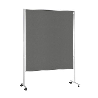 Communication board, mobile, double sided, grey felt.