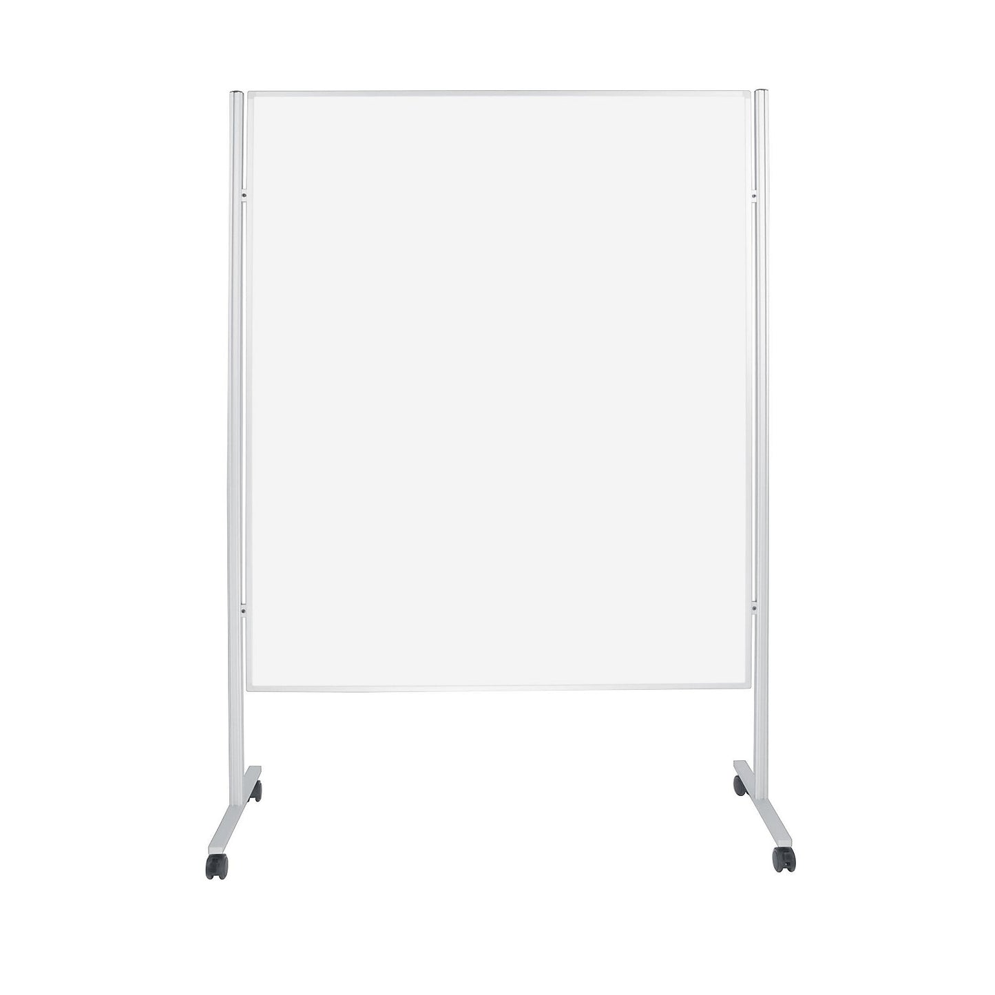 Communication board, mobile, double sided, white enamelled.