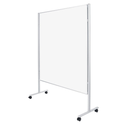 Communication board, mobile, double sided, white enamelled.