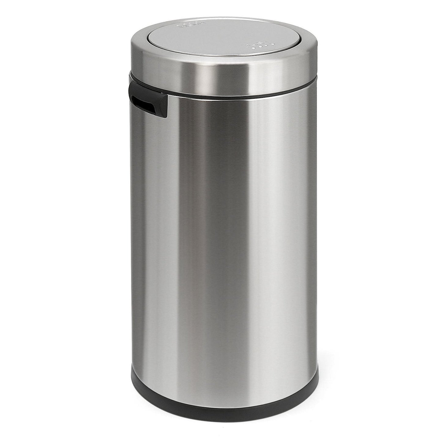 Waste collector 55 l, stainless steel, HxØ 740 x 370 mm, with swing lid.
